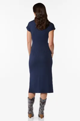 Tie Front Midi Dress