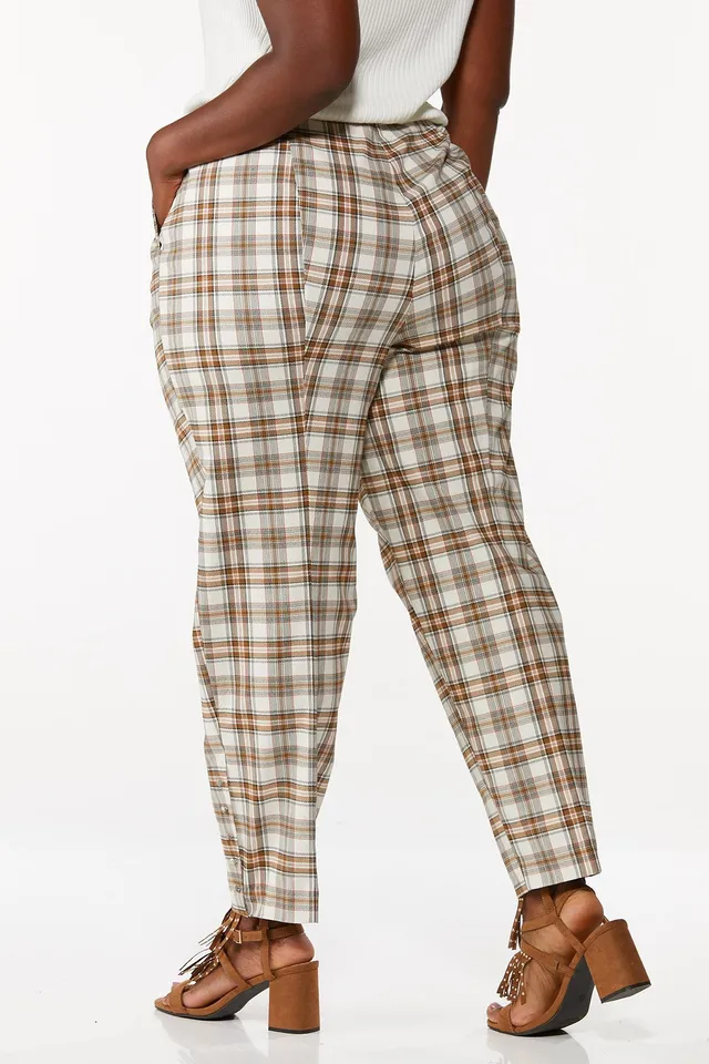 CATO Plaid Bengaline Pants