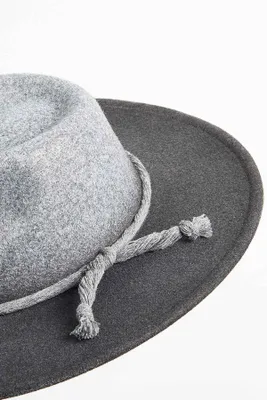 Ombre Felt Panama Hat