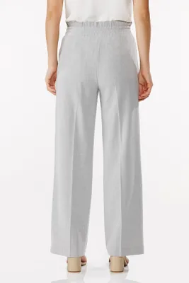 Tie Waist Wide Leg Pants