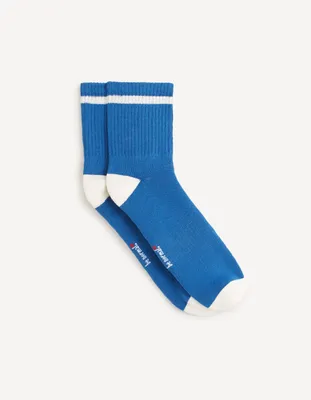 Chaussettes sport mi-haute coton