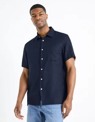 Chemise regular 100% lin
