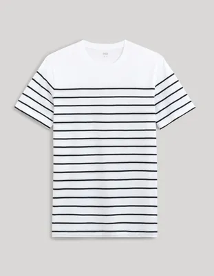 T-shirt col rond  100% coton -blanc