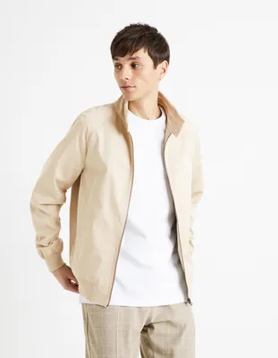 Blouson col montant - écru