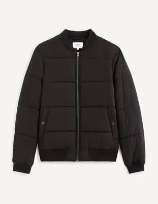Bomber en doudoune - noir