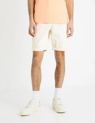 100% cotton denim bermuda short