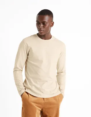 T-shirt col rond 100% coton