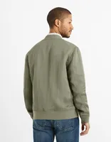 Bomber mélange lyocell et lin