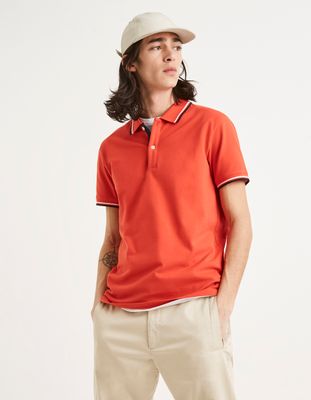 Polo piqué coton majoritaire
