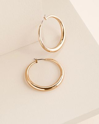 Cassie Gold-Tone Circle Earrings