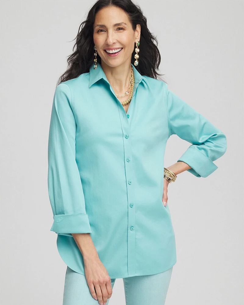 No Iron\u2122 3/4 Sleeve Stretch Shirt