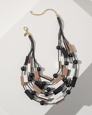 Modern Multi-Strand Short Necklace