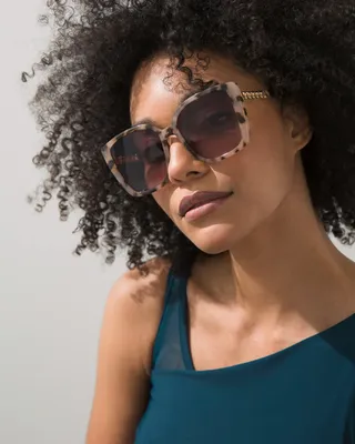 Chain Detail Tort Sunglasses