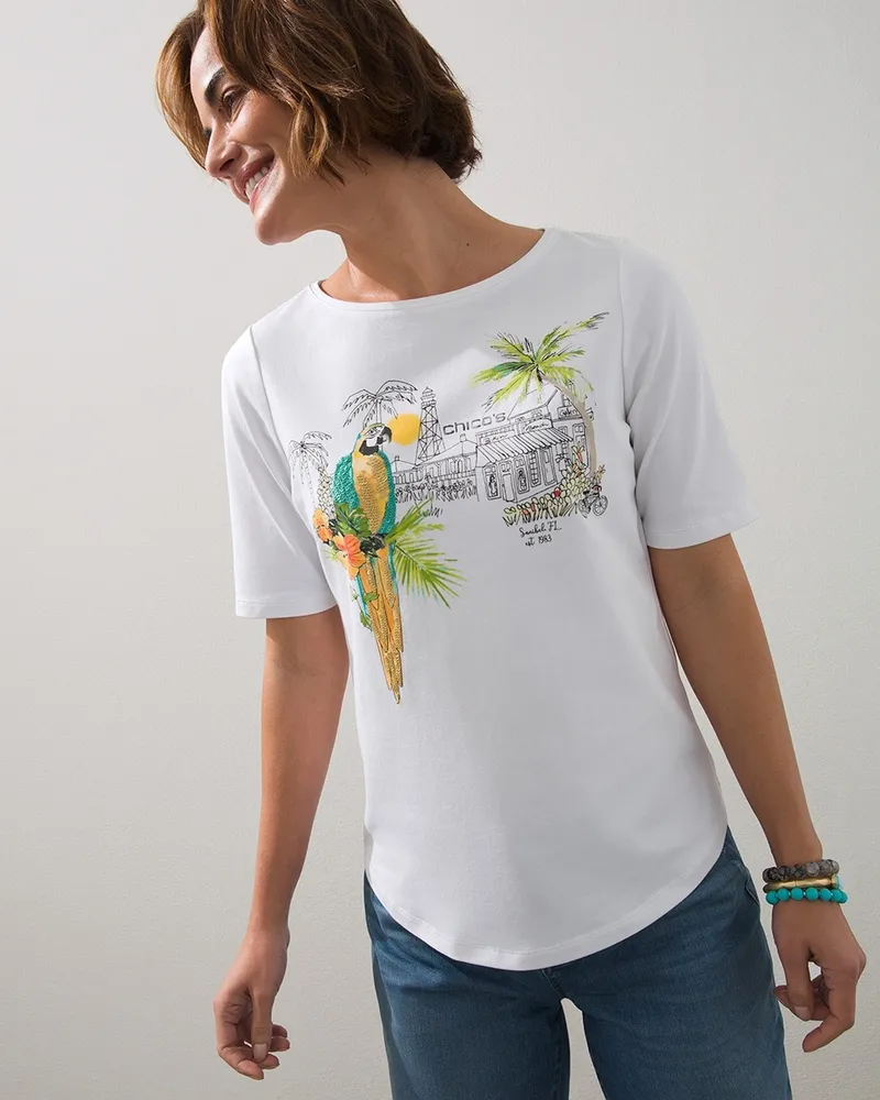 Sanibel Periwinkle Place Tee