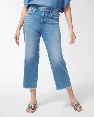 High Rise Straight Crops