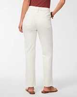 Petite High Rise Straight Leg Jeans