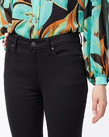 Black High Rise Flare Jeans