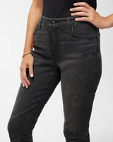 Girlfriend Distressed Ankle Jeans