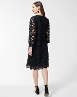 Textured Lace Short Dress