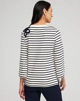 Zenergy\u00AE Soutache Stripe Pullover