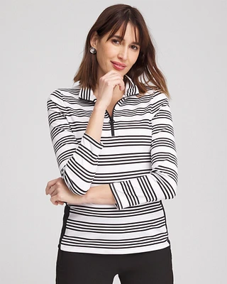 Zenergy\u00AE UPF Stripe Long Sleeve Top