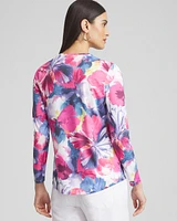 Zenergy\u00AE UPF Knit Floral Tee