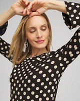 Touch of Cool\u2122 Polka Dot Flare Tee