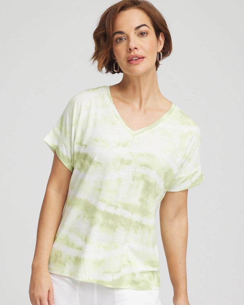 Zenergy\u00AE Stripe Tie Dye Tee