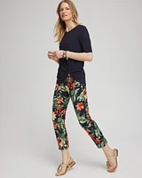 Brigitte Orchid Slim Cropped Pants