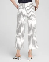 Petite Brigitte Double Stripe Wide Leg Crops