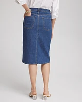 Denim Midi Skirt