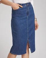 Denim Midi Skirt