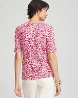 Touch of Cool\u2122 Leopard Short Sleeve Tee