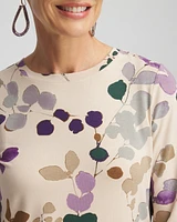 Touch of Cool\u2122 Sprig Dot Long Sleeve Layering Tee