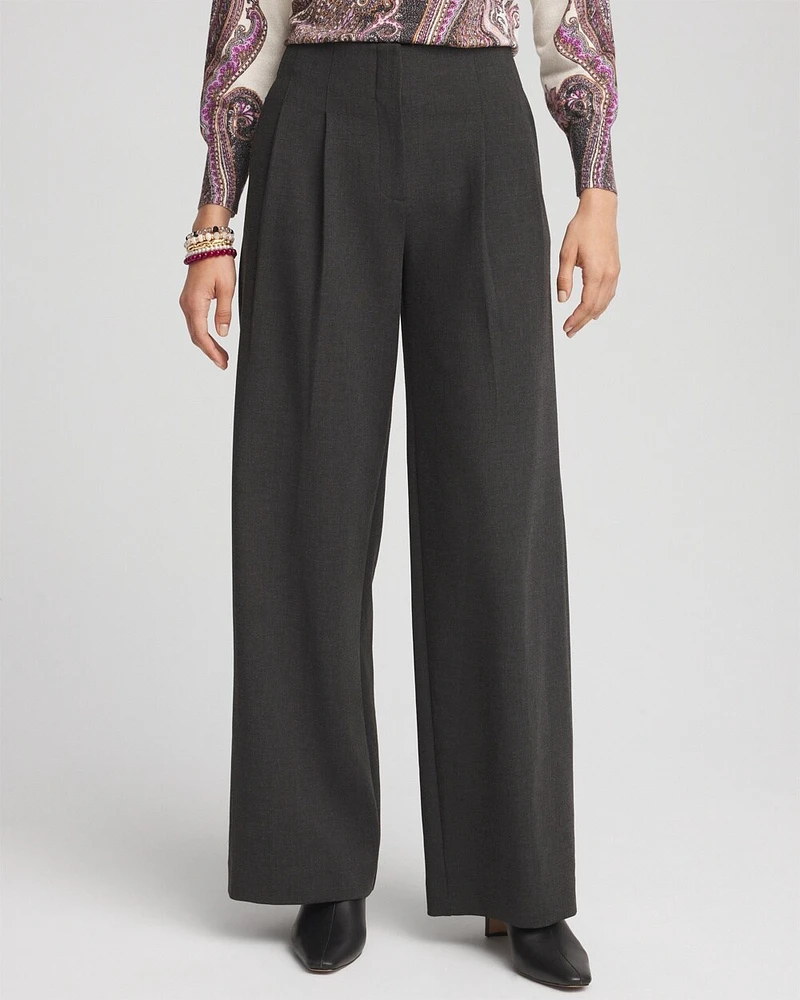 Petite Pleated Trouser Pants