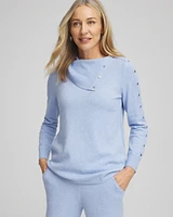 Zenergy\u00AE Luxe Cashmere Blend Mock Neck Sweater