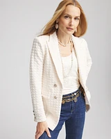 Textured Ponte Blazer