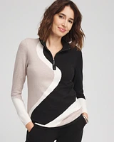 Zenergy\u00AE Luxe Cashmere Blend Colorblock Top