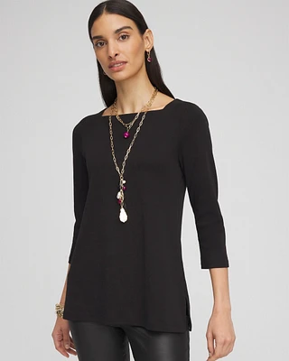 Pima Square Neck Tunic