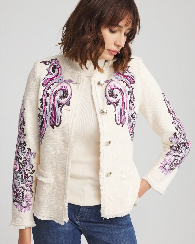 Embroidered Paisley Lady Jacket