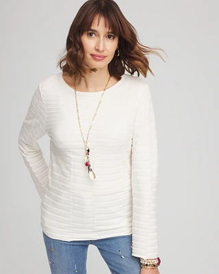 Boat Neck Pullover Sweater