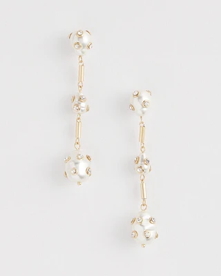 No Droop\u2122 Pearl Drop Earrings