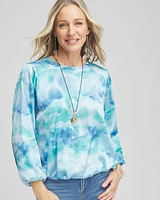 Ocean Bubble Hem Top