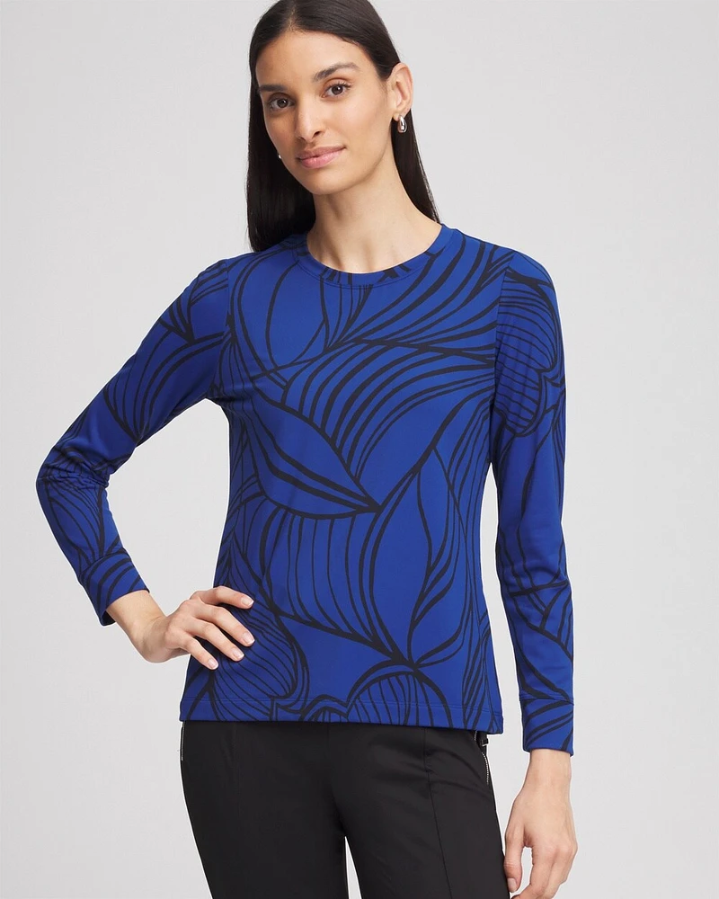 Zenergy\u00AE UPF Leaf Long Sleeve Top