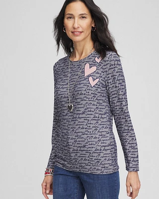 Touch of Cool\u2122 Love Letter Layering Tee