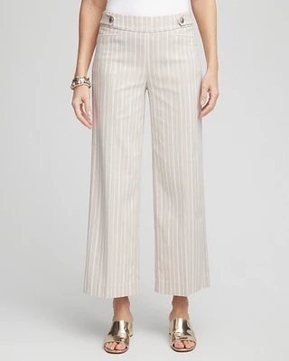 Pinstripe Brigitte\u2122 180 Wide-Leg Pants