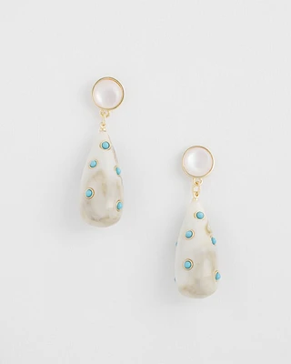 Turquoise Teardrop Earrings