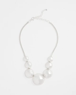 Silver Bib Necklace