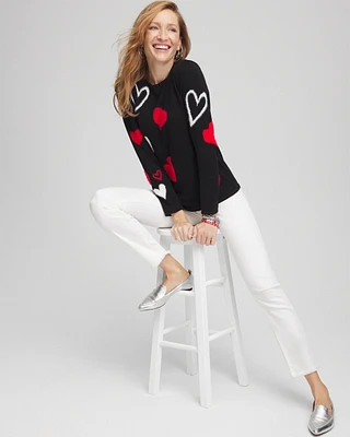 Valentine's Day Hearts Pullover Sweater