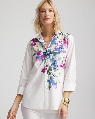 No Iron\u2122 Floral Stretch Shirt